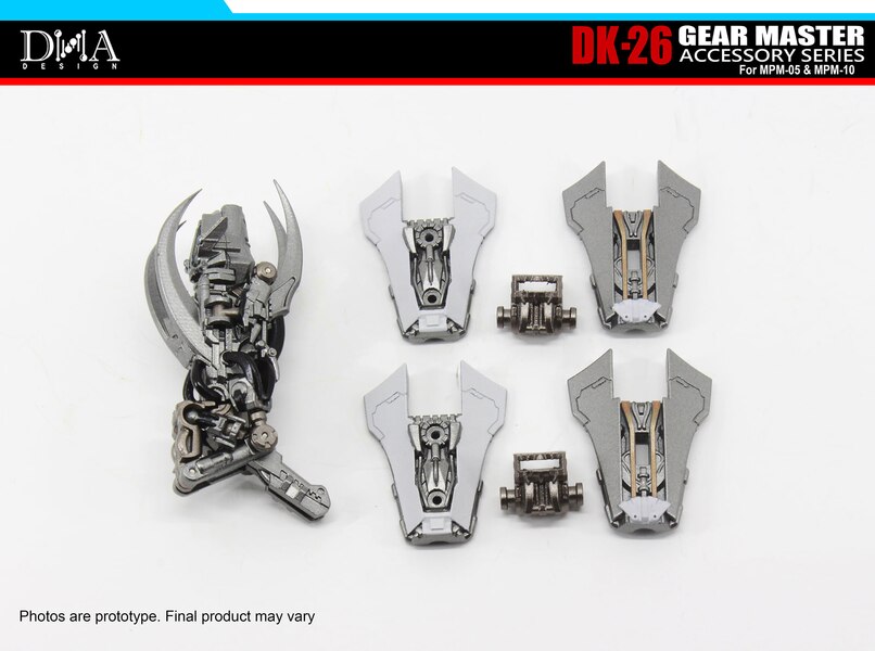 DNA Design DK 26 Upgrade Kit For MPM 05 Barricade & MPM 10 Starscream  (1 of 7)